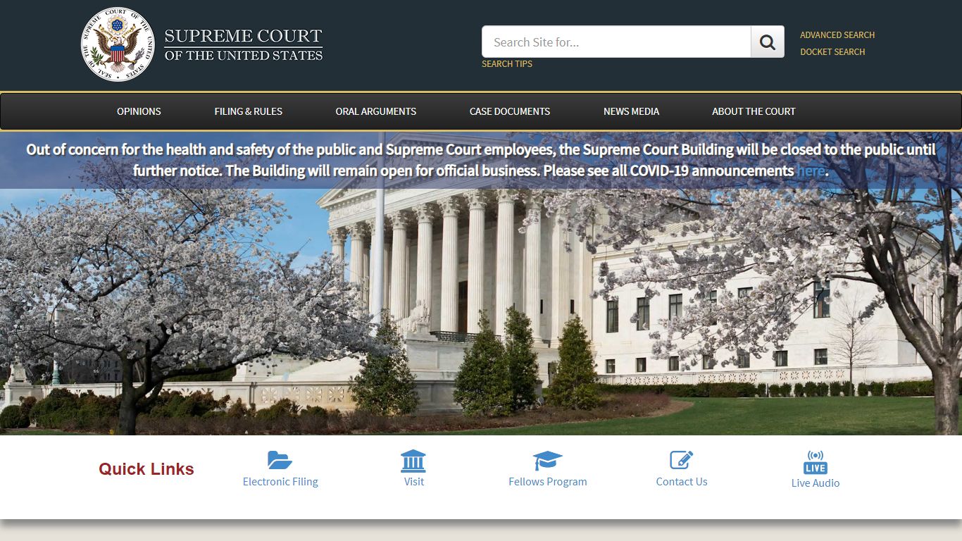 Home - Supreme Court of the United States